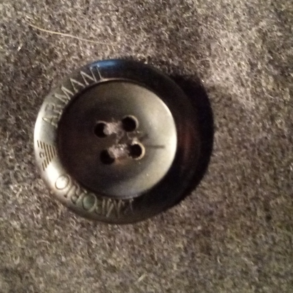 Men's Armani pea coat - Picture 3 of 4